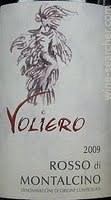 Voliero, Rosso Di Montalcino 2012